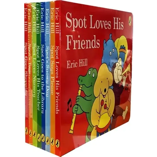 Spot Story Collection 8 Books Set Pack by Eric Hill (Early Learning for Beginners)