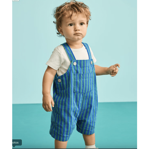 Baby Canvas Shortalls