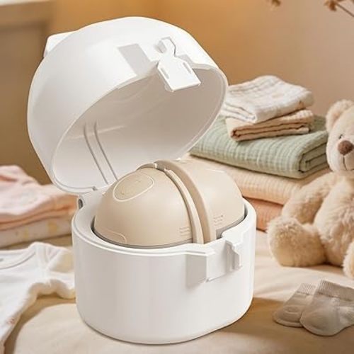 Breast Pump Case for Fridge Compatible with Eufy S1 Pro, E10, E20 - Leak-Proof Upright Breast Pump Fridge Case & Travel Bag - Wearable Breast Pump Accessories