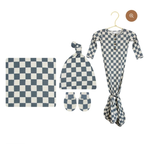 Miles Newborn Hat Bundle (Gown)