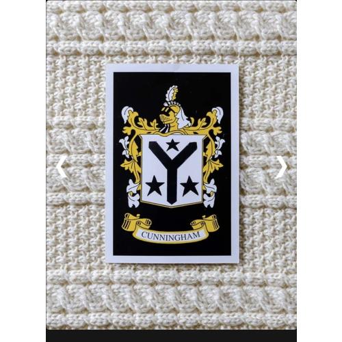 Cunningham Clan Throw, Wool Throw, Irish Throw, Throw Over, Sofa Throw