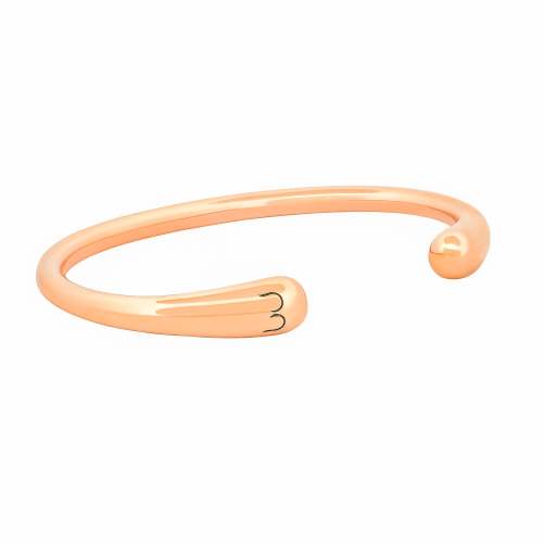 Rose Gold Breast Feeding Bangle - holds up shirt and reminds what side to feed next