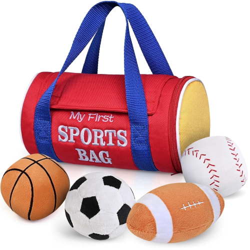 Baby Toys 6-12 Months,Sensory Sports Ball Toys with Rattles for 6-9-12 Month Newborn Infant, Gifts for 1 Year Old Baby Boys Girls