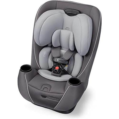 Maxi-Cosi Pria Max 3-in-1 Convertible Car Seat, Infant to Toddler Car Seat, ClipQuick Magnetic Chest Clip, Quick-Install Latch, Machine-Washable Cover, 5-100 lbs, Escargot