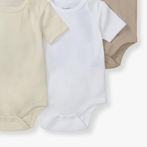 0-3 Months Burt's Bees Baby Bodysuits