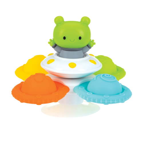 Nuby Alien Suction Fidget Spinner Toy with Poppers