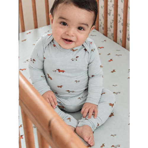 Woof Sage Convertible Footie Pajamas | günamüna