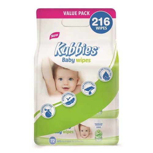 Kubbies Baby Wipes Value Pack - Aloe Vera&nbsp;