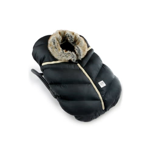 Water Repellent Faux Fur Trim Car Seat Cocoon