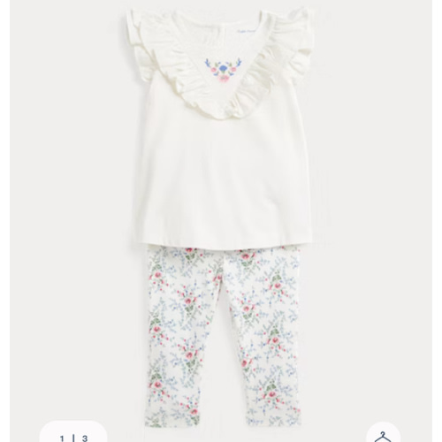 Floral Cotton Top & Legging Set