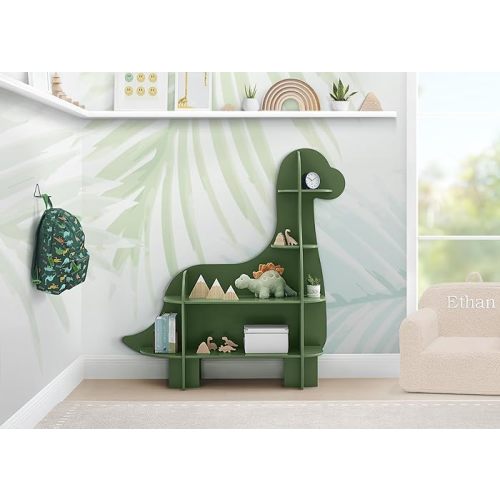Amazon.com: Delta Children Dinosaur Bookcase - Greenguard Gold Certified, Fern Green : Home & Kitchen