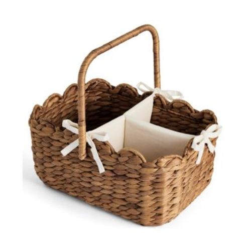Diaper Caddy Organizer for Baby, Large Portable Nursery Organizer Divider and Handles