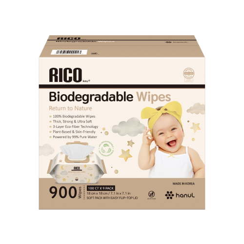 Rico Baby - Biodegradable Wipes (900CT)