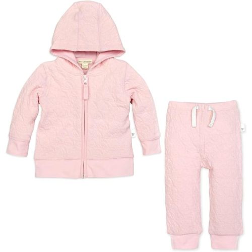 Burt's Bees Baby Baby Girls' Jacket and Pant Set, 100% Organic Cotton