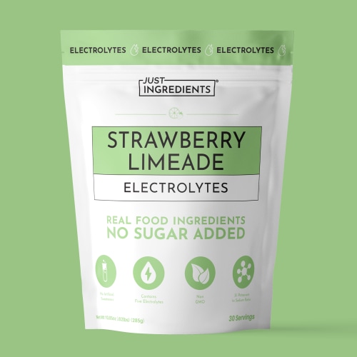 Strawberry Limeade Electrolytes Powder — 30 Servings | Just Ingredients