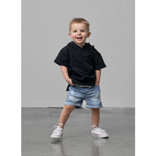 Distressed Denim Short