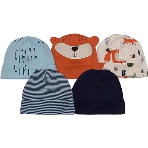Gerber Baby 5-Pack Caps