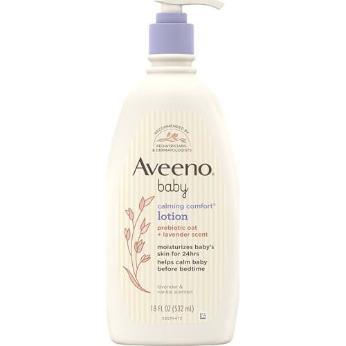 Aveeno Baby Calming Comfort Moisturizing Body Lotion, 18 fl. oz