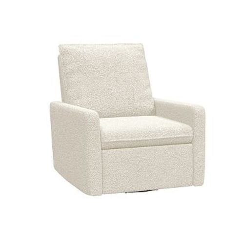 Paxton Power Recliner Teddy Faux Fur Ivory