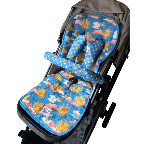 Classic Reversible Pram Essentials 3-Piece Set - Golden Hour (PRE ORDE – AEGI BLOOM