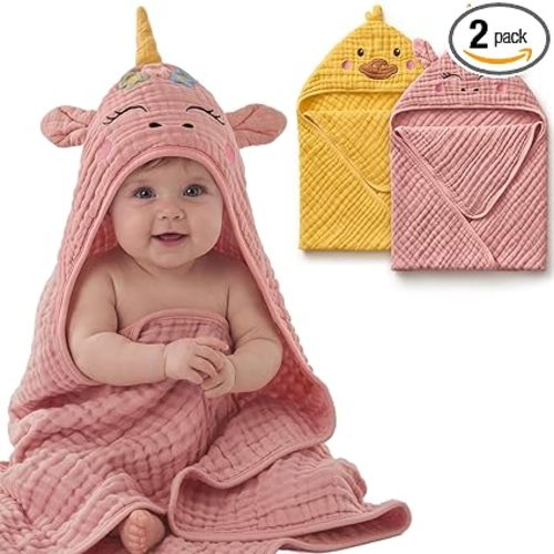 Baby Hooded Towel 2 Pack