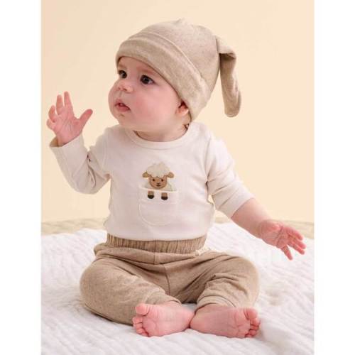 3 Piece Gift Set Mushroom Melange - Purebaby | Maisonette