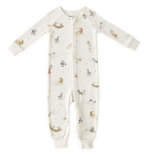 Ribbed Baby Footless Sleeper | Color: Zodiac | Size: 3-6 months