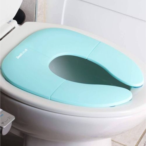 Jool Baby Products Folding Travel Potty Seat With Free Travel Bag - Aqua