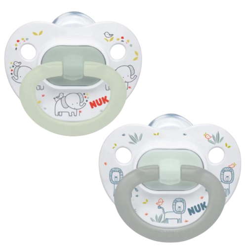 Nuk Orthodontic pacifier 0 to 6 months, Safari Animals