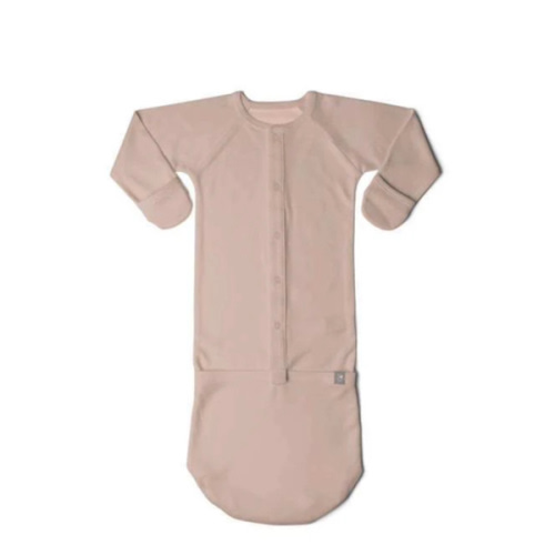 Goumikids Organic Baby Sleeper Gown - Rose – goumikids