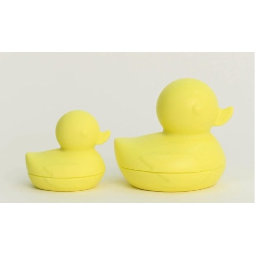 Silicone Ducky Bath Toy - Yellow Set of 2