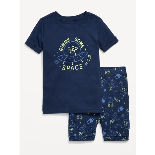 Snug-Fit Graphic Pajama Set for Toddler & Baby