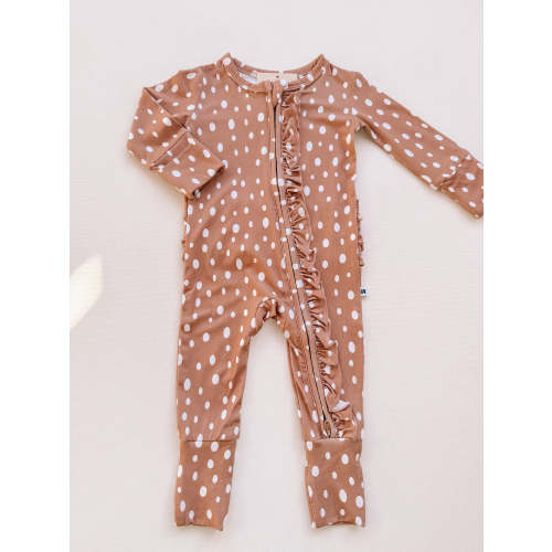 milly ruffle bamboo romper
