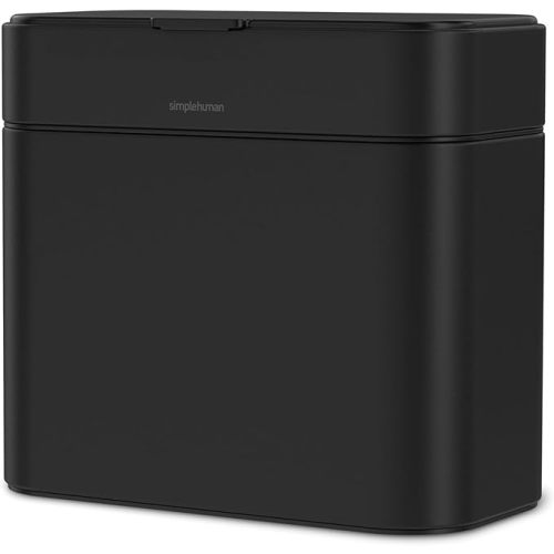 simplehuman Compost Caddy, Detachable and Countertop Bin, 4 Liter / 1.06 Gallon, Matte Black