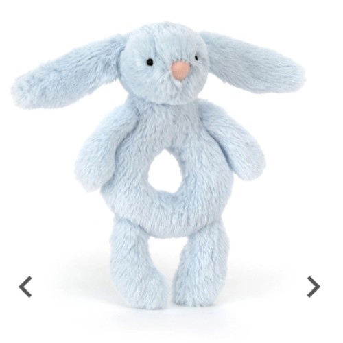 Bashful Bunny Ring Rattle
