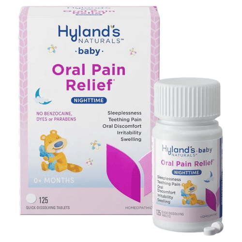 Hylands Baby Oral Pain Relief Nighttime, 125 Ea