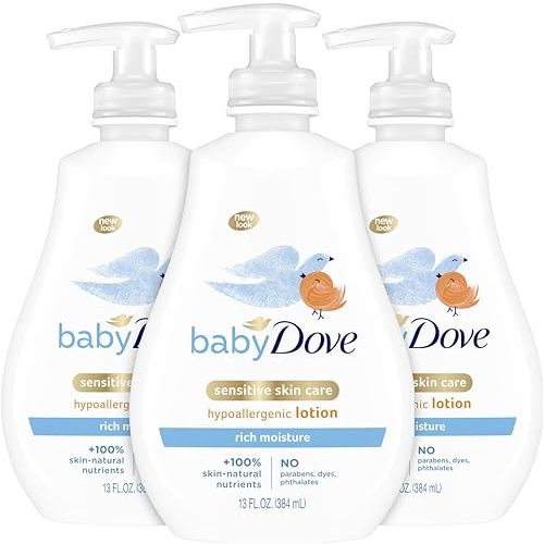 Baby Dove Lotion, Rich Moisture, 13 Ounce (Pack of 3)
