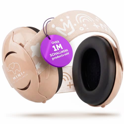 Schallwerk ® Mini+ Baby Ear Muffs – Infant Noise Cancelling Headphones, Toddler Ear Protection, Baby Headphones for Noise
