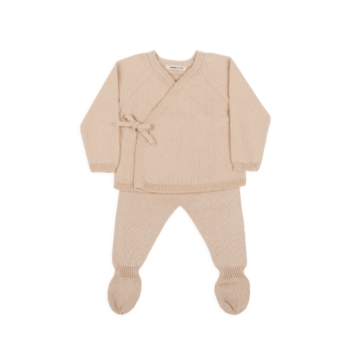 Set Welcome Knit Crossed Blush