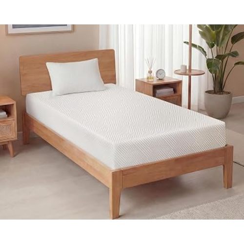 WEUP Twin Mattress for Kids 8 Inch, Medium Firm Memory Foam Mattress in a Box for Back Pain Relief, Cool Sleep with Gel Foam & Removeable Fiberglass Free Cover, CertiPUR-US Certified 75''L x 38''W