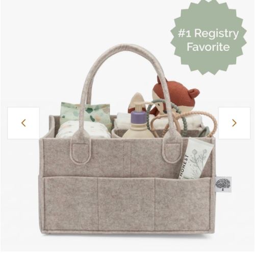 The Original Felt Diaper Caddy | Rated 5 Stars by 14,000+ Moms – Parker Baby Co.