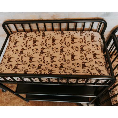 Prairie Rose Bamboo Muslin Changing Pad Cover – Cowkid Clothing Company