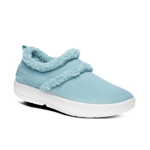 Women's OOcoozie Low Shoe - Mist (FINAL SALE) – OOFOS