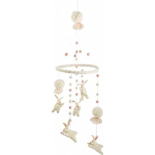 Mud Pie Nursery Crib Mobile, White
