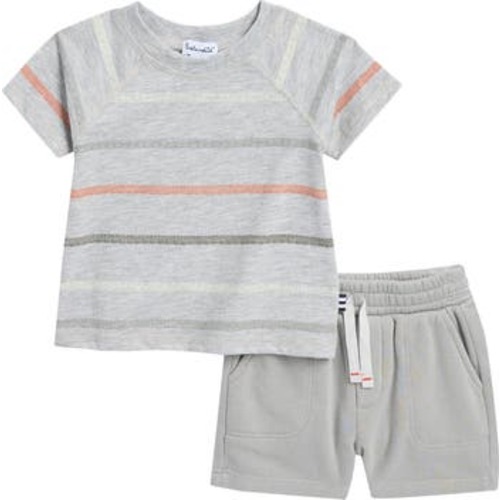 Cali Stripe T-Shirt & Shorts Set