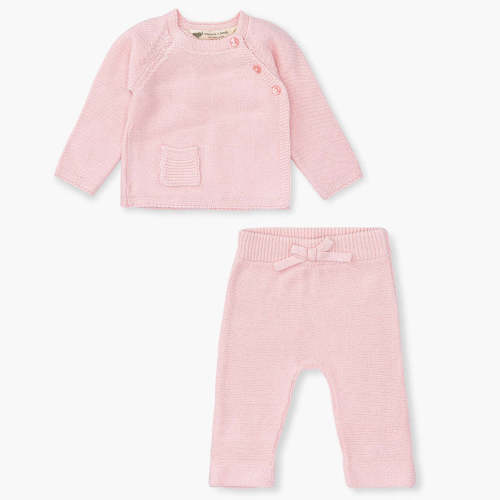 Little Darling Knit Top + Bottom - Organic Baby, Toddler, & Kids Clothes - Monica + Andy