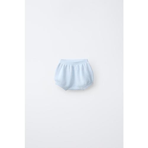 POCKET KNIT BLOOMERS - Light blue | ZARA United States