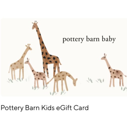 E Gift Card | Pottery Barn Kids