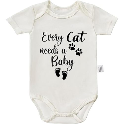 Every Cat Needs A Baby Bodysuit, Funny Newborn Boys Outfits, Coming Home Outfit Girls 0-24 Infant Clothing