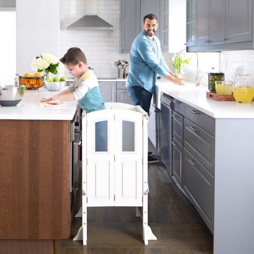 Martha Stewart Kitchen Helper® Stool - Creamy White
